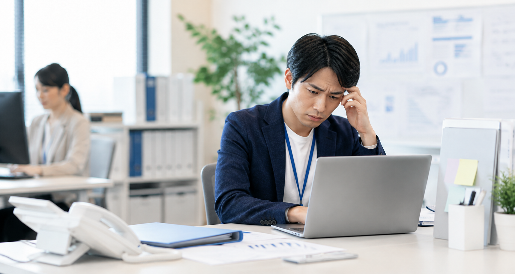 社内のIT管理やパソコンのトラブル対応に悩む企業担当者